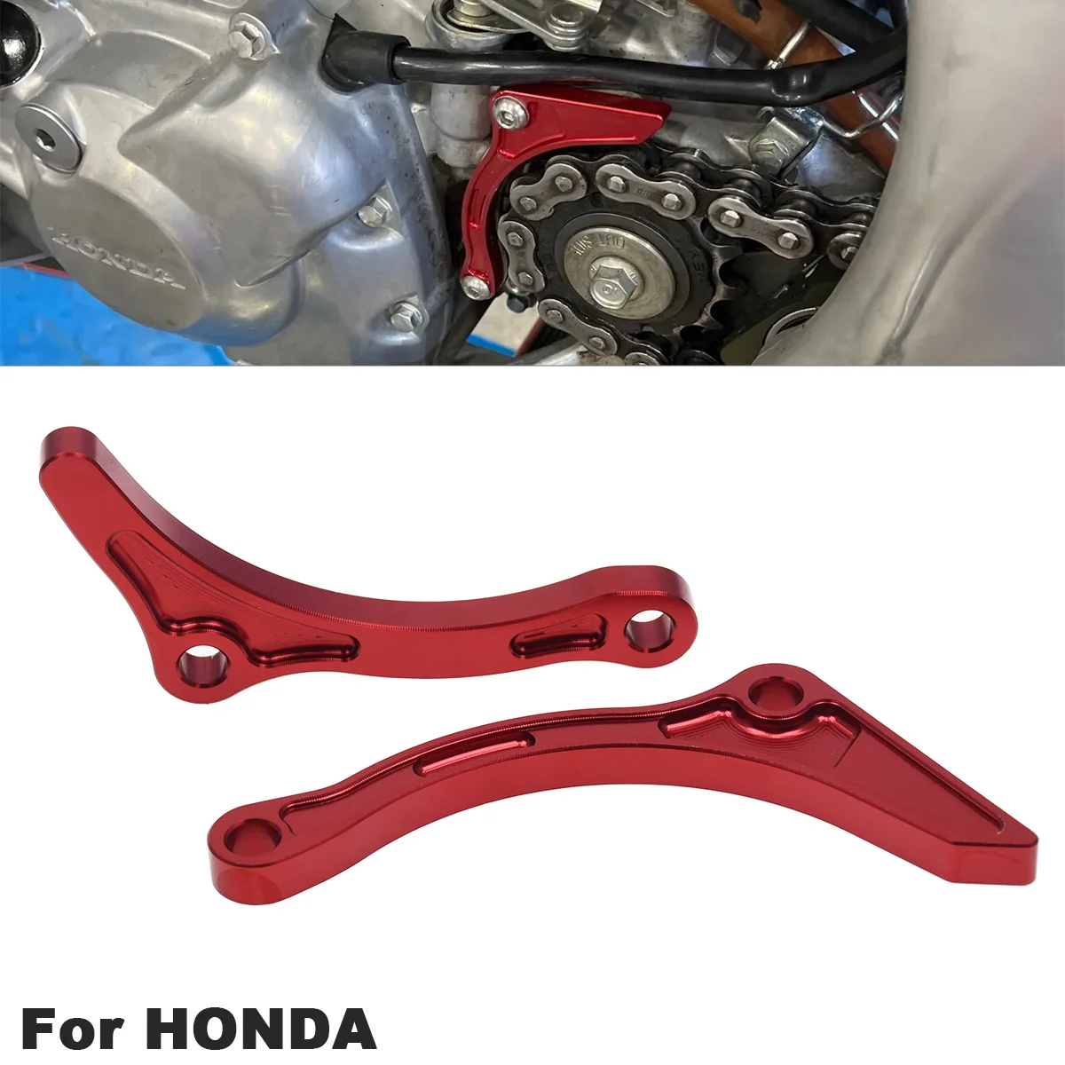 

Motorcycle Aluminum Engine Plate Case Saver Cover Guard Protector For Honda CRF250R CRF450R CRF450X CRF 250R 450R 450X 2010-2020