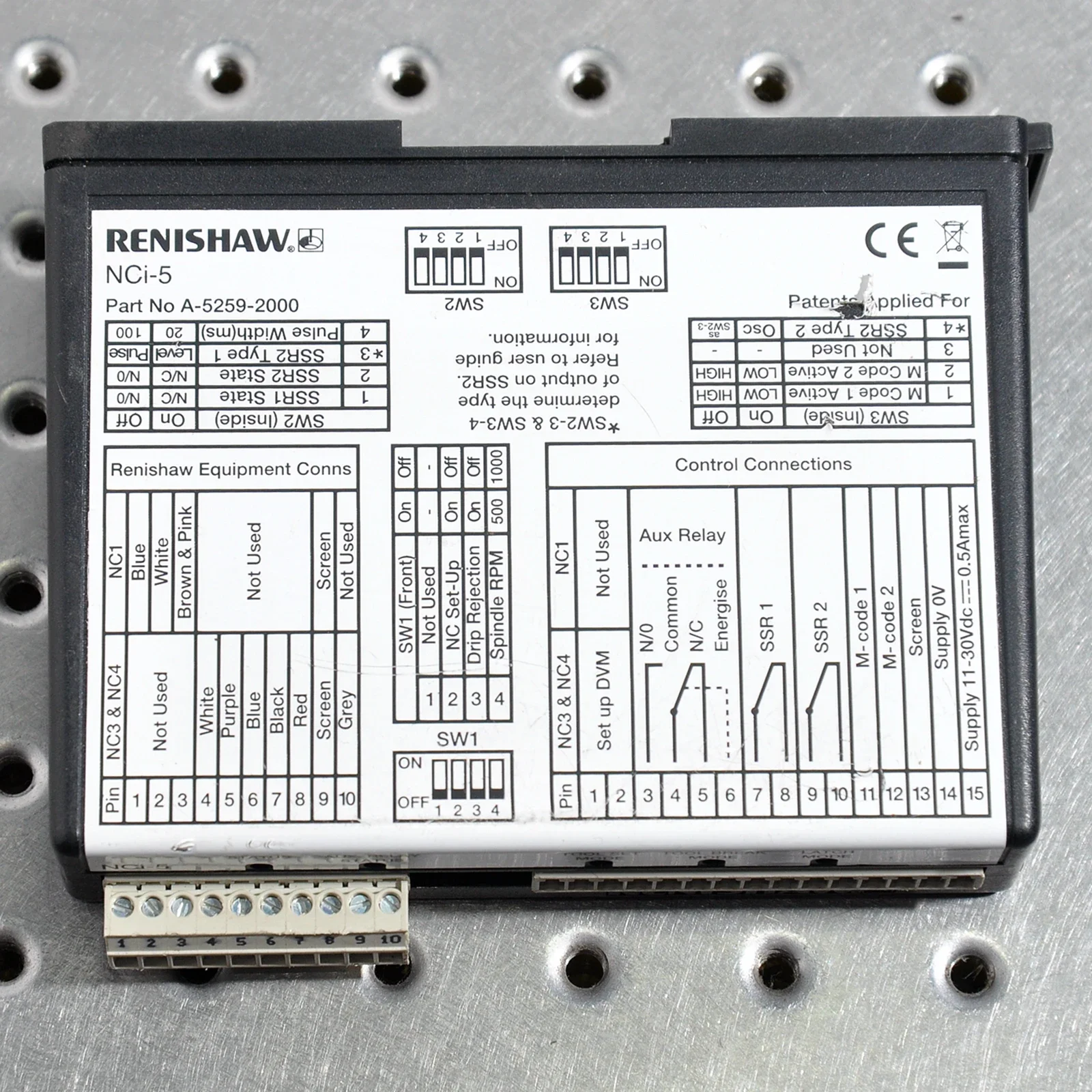 RENISHAW NCi-5 non-contact tool setting interface driver