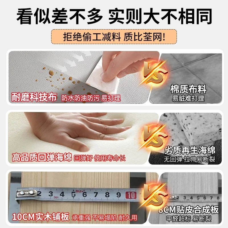 เตียงอเนกประสงค์อเนกประสงค์ เตียงพับได้ เตียงเดี่ยว คู่ อพาร์ทเมนต์ขนาดเล็ก ห้องนั่งเล่น ห้องนอน เตียงพับเก็บได้ใหม่