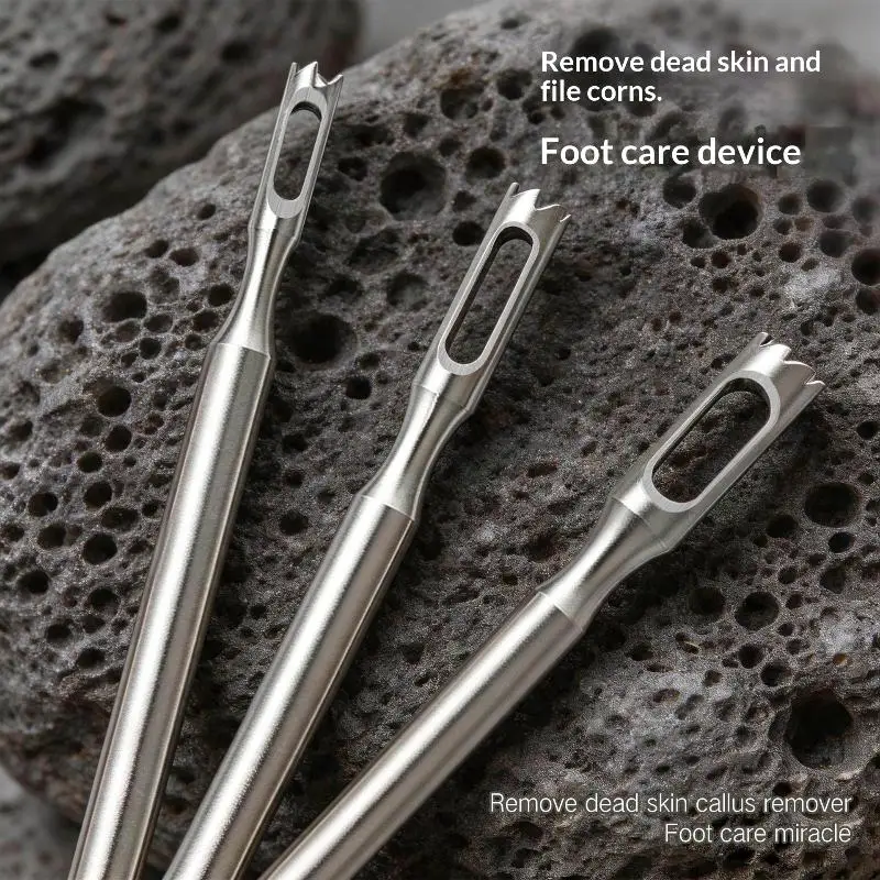 New Stainless Steel Pedicure Drill Bit Clavus Corn Remover  Cuticle Cutter For Pedicure Drill Rotary Burr Bit Foot Care Tools