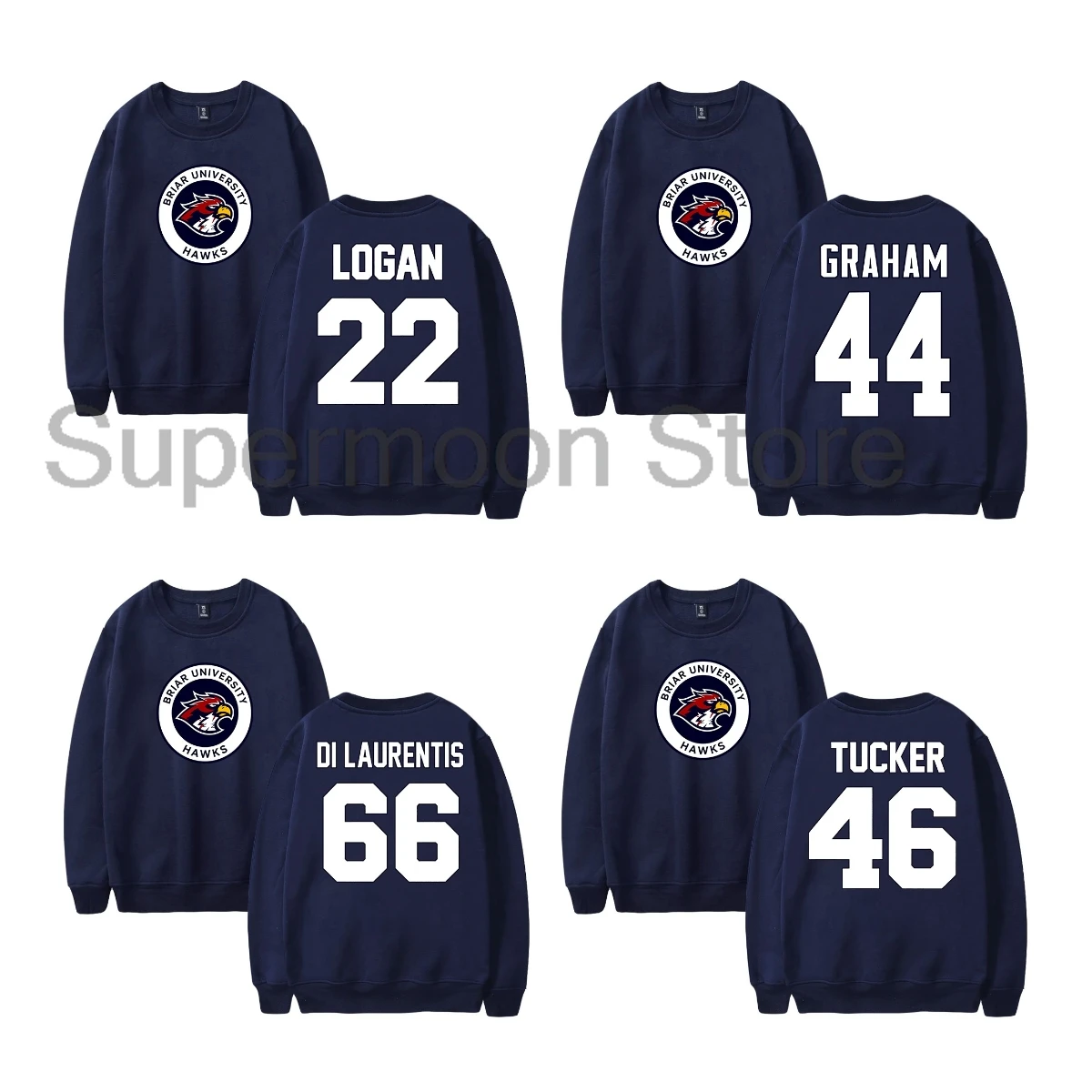 

Off Campus Briar University 2026 Sport Tv Show Merch Crewneck Long Sleeve Streetwear Women Men Pullover Sweatshirts