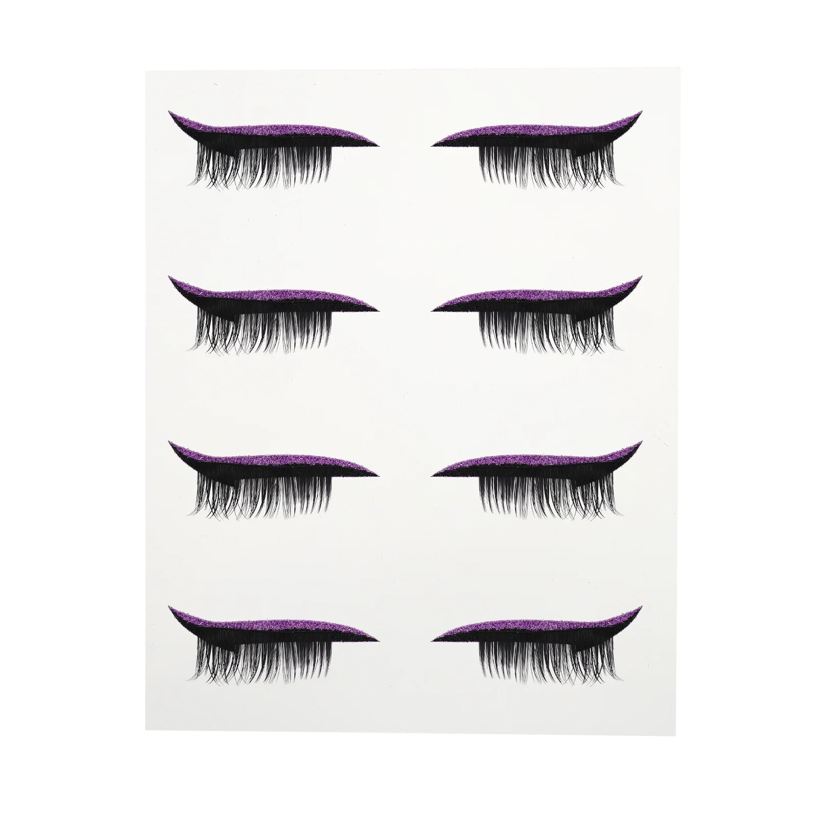 Eyeliner Sticker False Eyelashes Shiny Adhesive Eye Line Strip Waterproof For Daily Makeup Masquerade Cosplay Festival