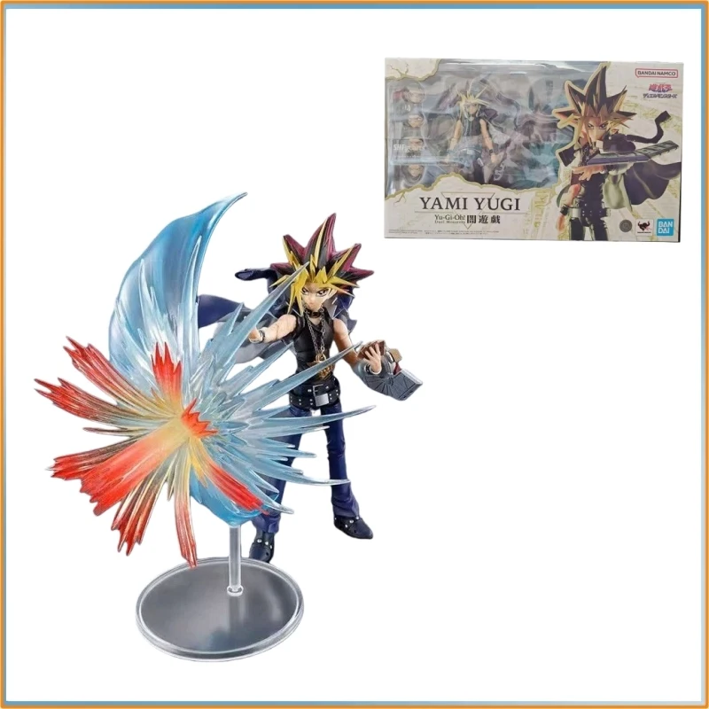 Genuine Bandai  Yami Yugi (Dark Yugi) Yu-Gi-Oh! Atem Pharaoh Complete Action Figure Model Toy GIft For Fans