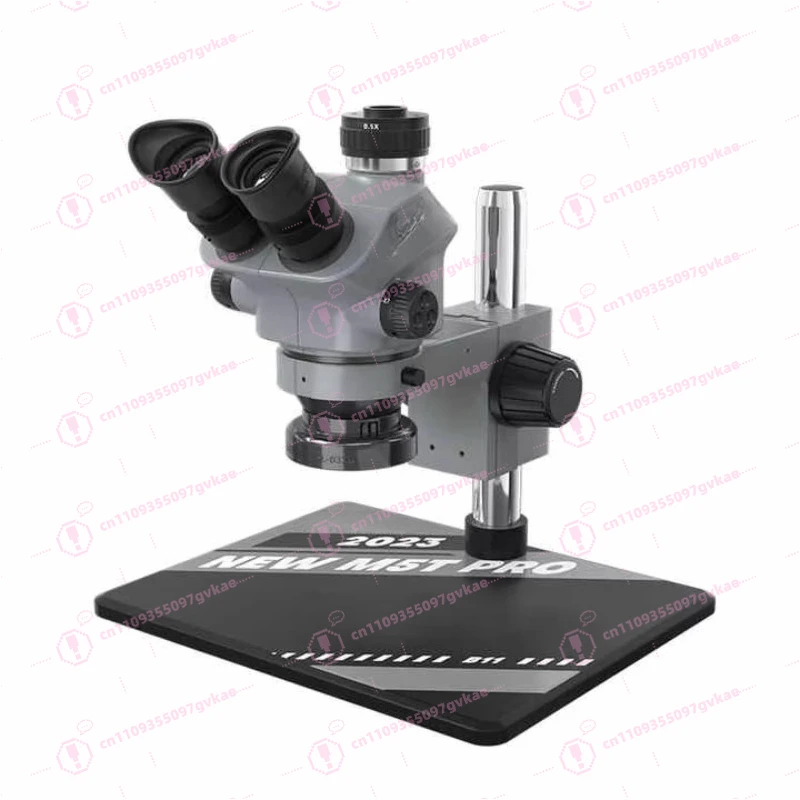 RL-M5T Pro-B11 Trinocular Stereo Microscope + RL-033D Light Source + 0.5ctv Adapter + MC1 4k HD Mobile Phone Repair Camera