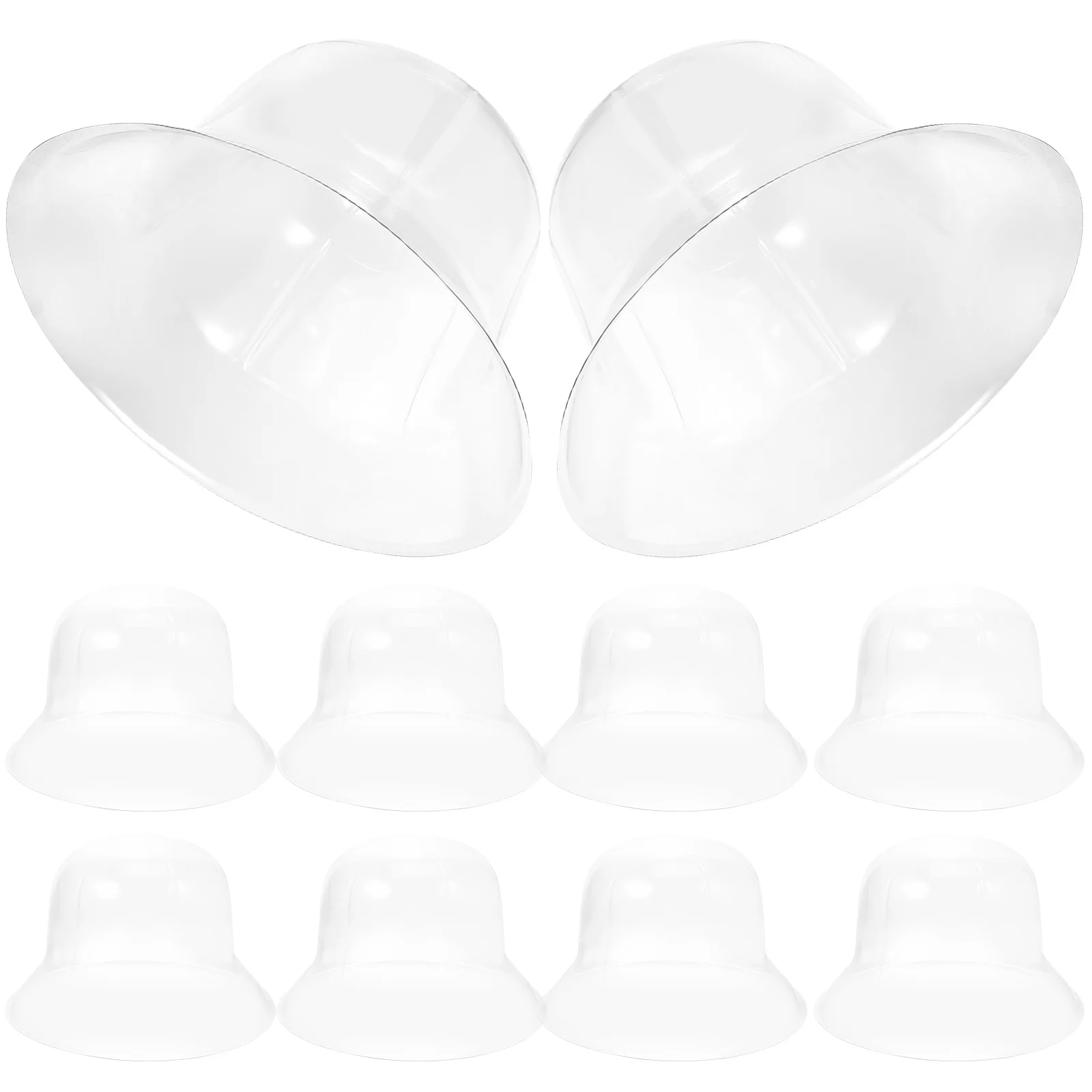 

10pcs PVC Hat Lightweight Storage Display Stands for Bucket Cap Holder Rack Accessories Collectors Gifts