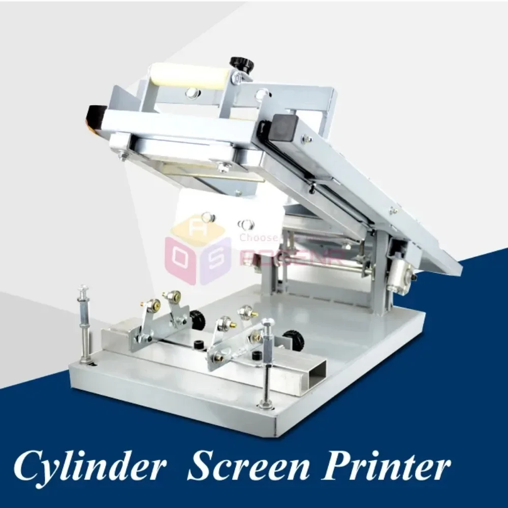 TX-X1 Cylinder Screen Printing Machine For Pen, Bottles Or Other Round Products Manual Round Surface Screen Printer