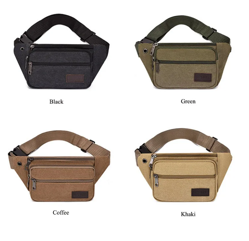 Waterproof Waist Bag Sports Chest Bag for Men Woman Three-Layer Crossbody Bag Single Shoulder Bag work receipt, mobile phone bag