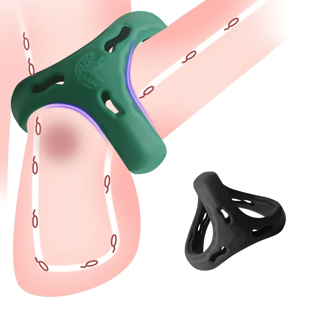 ชายแหวน Cock DELAY Ejaculation อวัยวะเพศชาย Lasting Erection เพศของเล่นสําหรับผู้ชาย Scrotum Testis Restraint เกมสําหรับผู้ใหญ่ Reusable อวัยวะเพศชายแหวน