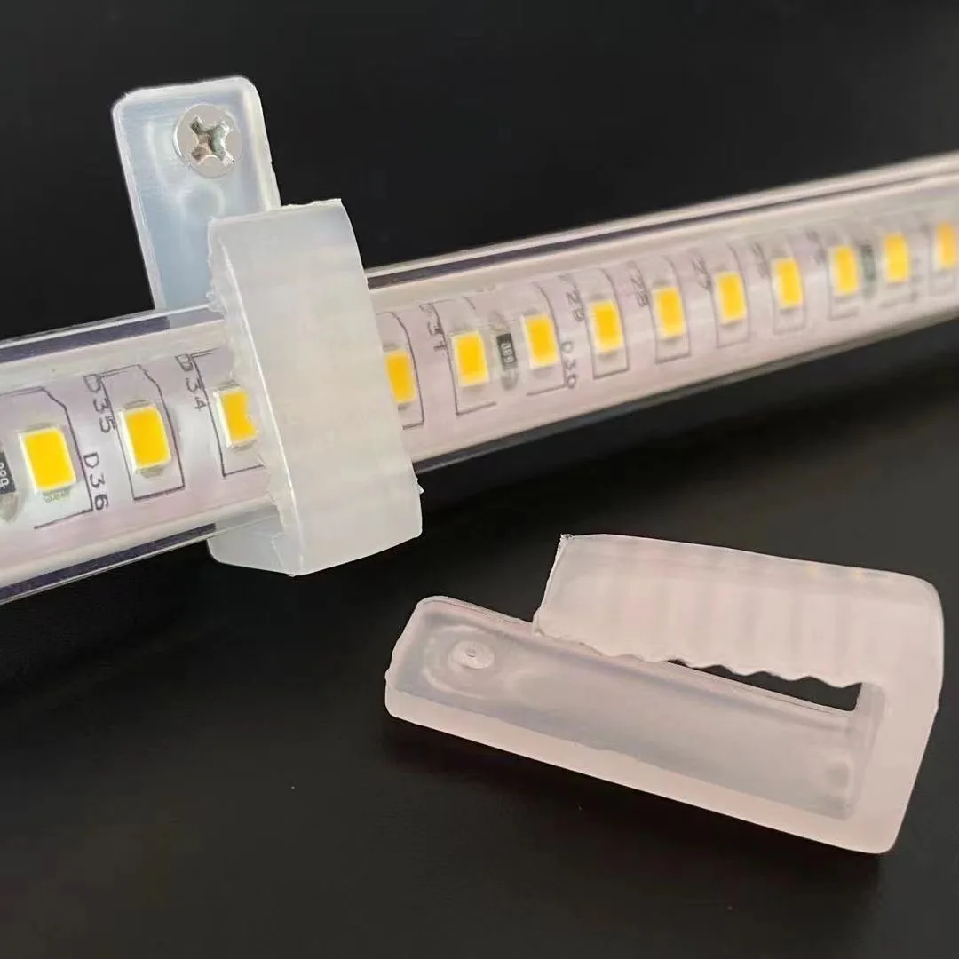 Złącze Led Fix Klipsy Plastikowa Klamra COB Oświetlenie Led Montaż Łącznik Akcesoria Do 110V 220V RGB 2812B Neon Strip Lights