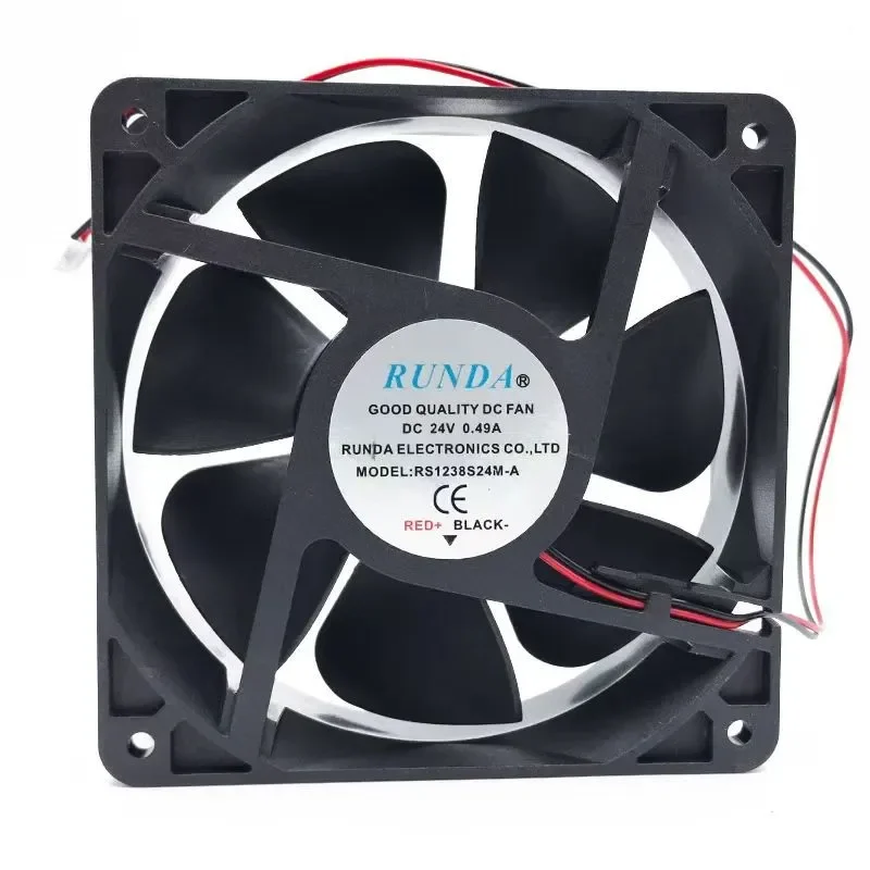 for RUNDA RS1238S24M-A 12CM 12038 24V 0.49A Welding Machine Cooling Fan