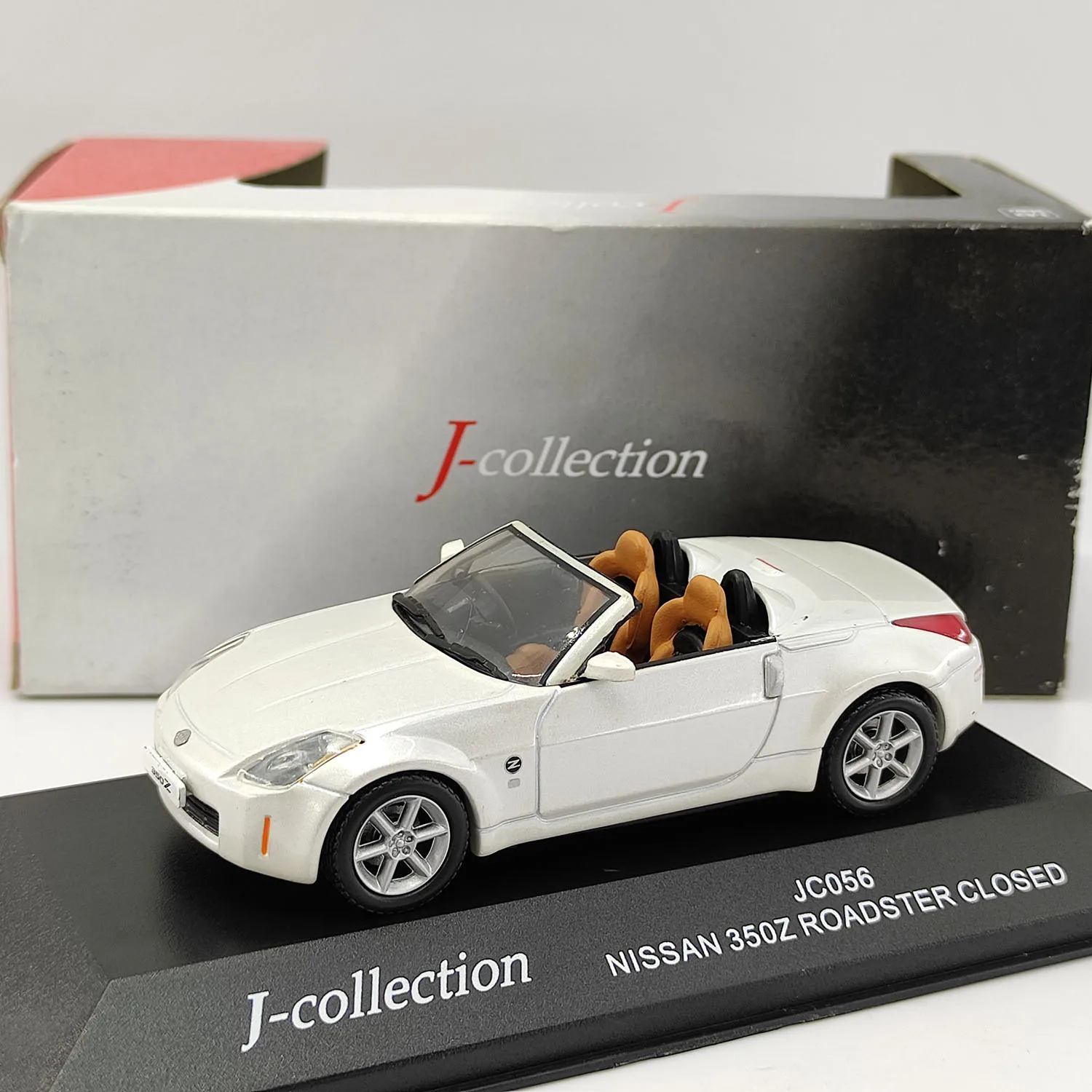 Defekt Diecast JC 1:43 Skala 350Z ROADSTER ZAMKNIĘTY Kabriolet Model Samochodu ze Stopu Kolekcjonerski Prezent Pamiątka Ozdoba Ekspozycyjna