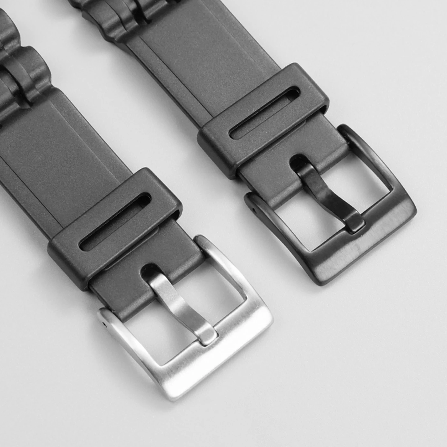 19mm Waterproof silicone rubber Strap For Casio FORESTER FT-500WC AW-80V W-89H Retro Male Female Student Rubber Watchband black