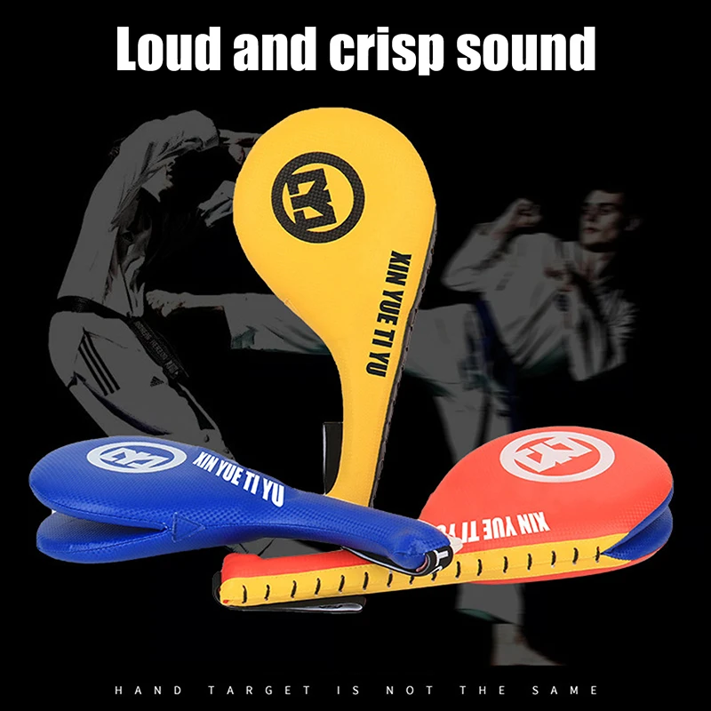 أطفال التايكوندو بولي Rebound الإسفنج دائم مزدوج ركلة الوسادة الهدف الملاكمة ساندا الوسادة لتاي كوون دو الكاراتيه التدريب هدايا صغيرة