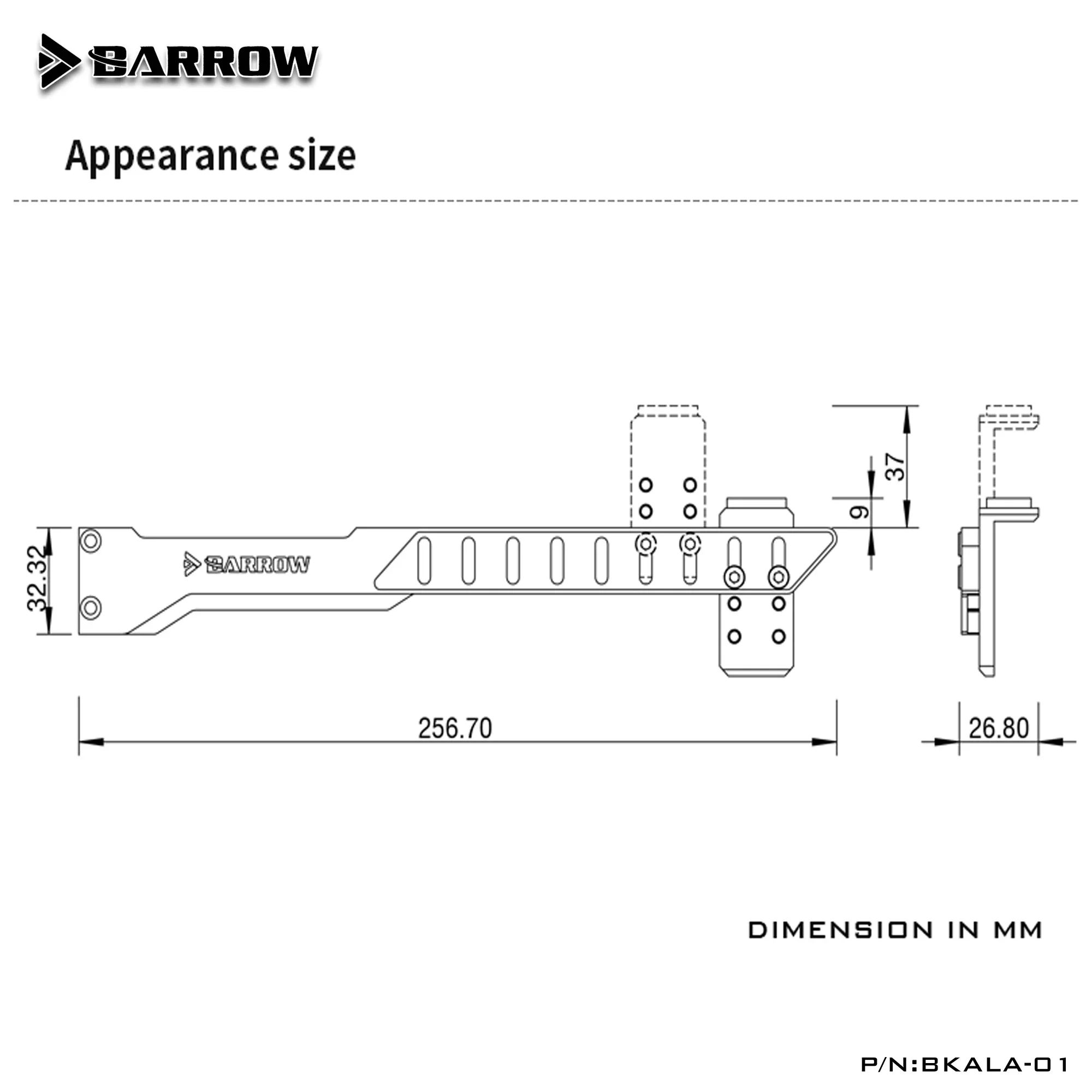 Barrow GPU Bracket Alloy Aluminum VGA Support , For Graphics Card Anti Sagging