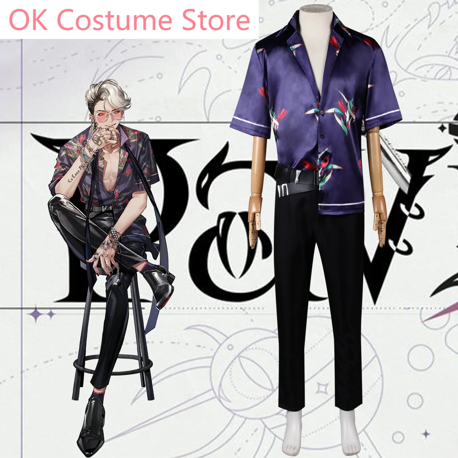 

Reverse:1999 X Wolves Cosplay Costume Cos Game Anime Party Uniform Hallowen Play Role Clothes Clothing New Full Set