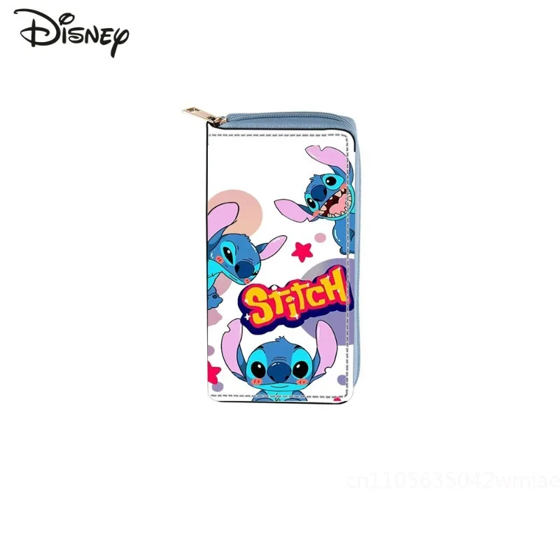 Stitch 2025 New Long Wallet Fashionable and High-quality PU Women's Multifunctional Card Bag Cartoon Versatile Women's Wallet