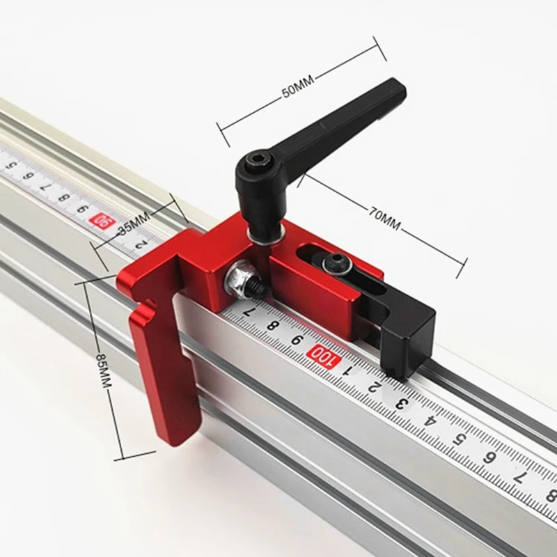 Woodworking Locator High Quality Woodworking Locator Woodworking Type 75 Backer Locator Pushing Platform Limiter T Track Limiter