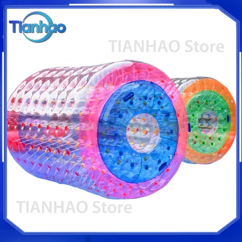 Inflatable Water Roller Ball for Snow Recreation Facilities Playground Winter Thickened Transparent Grass Roll Walking Yobo