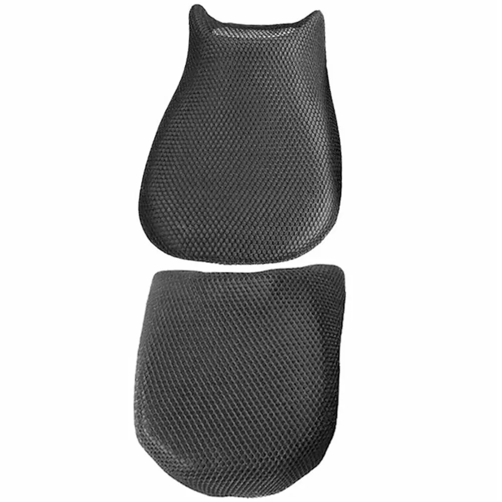 

2Pcs Motorcycle Seat Cover Polyester Fiber Sun Shield Heat Insulation Covers for Seat Practical Long Lasting Quality
