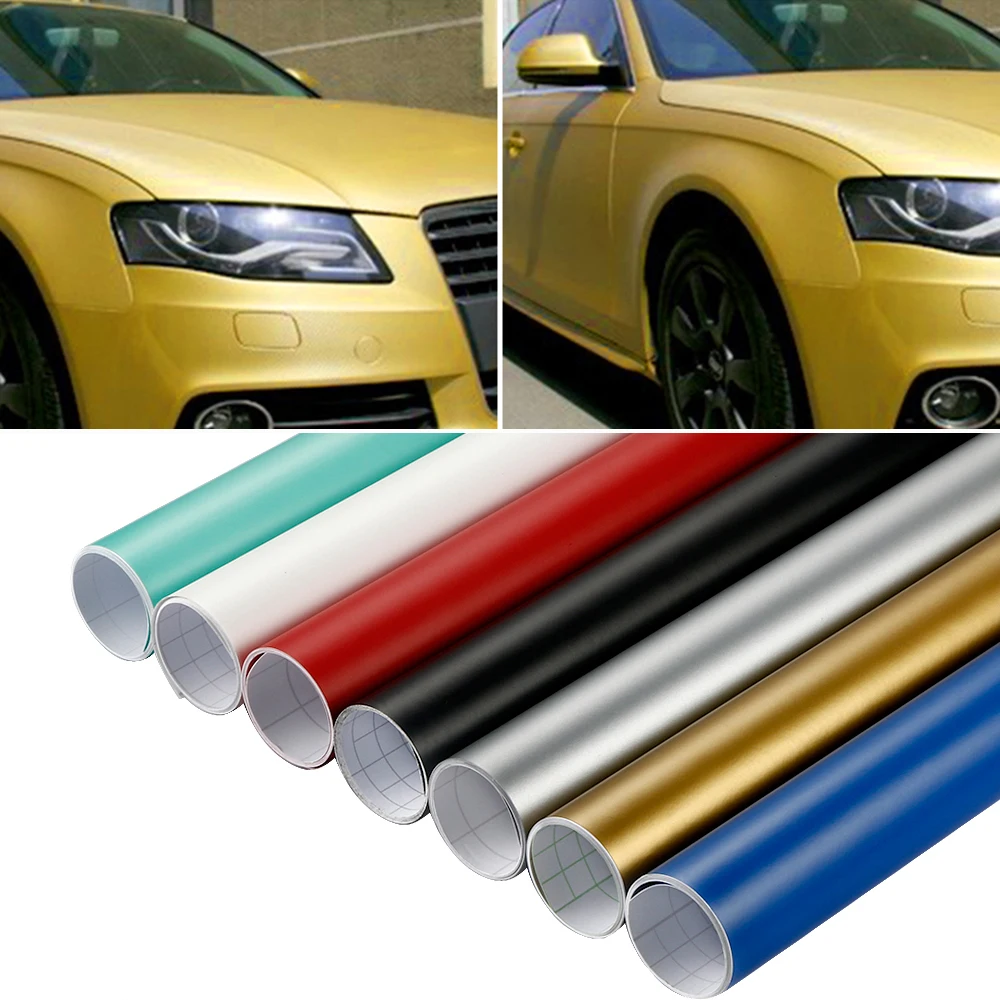 200cm*50cm Car Matt Vinyl Decals Vehicle Body Internal Decoration DIY Stickers Self Adhesive Films Auto Interior Accessories