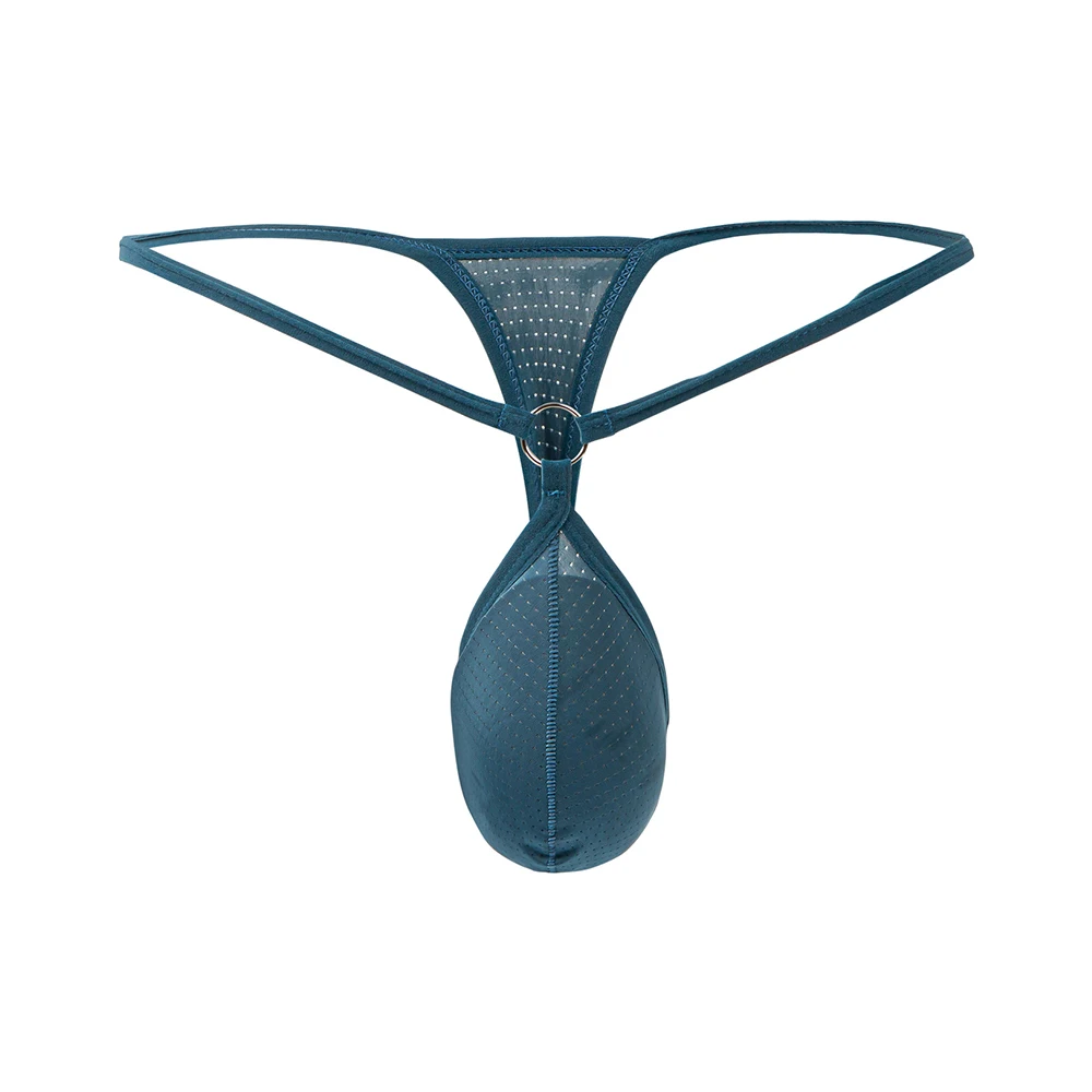 1pc Mutandine da uomo sexy Elastico a vita bassa G-string Slip Intimo Mesh traspirante T-Back Perizoma Mutande