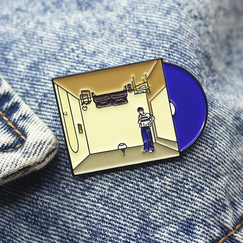 Music Records Genre Badges Metal Enamel Pins Recorder Styling Accessories Brooch Hoodie Briefcase Decorate Friends Music Gifts