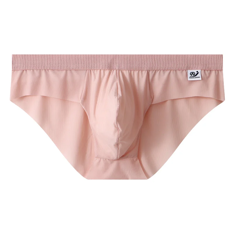 Slip Uomo Comodo Seta Ghiaccio Vita Bassa Perizoma Intimo - Foto 8