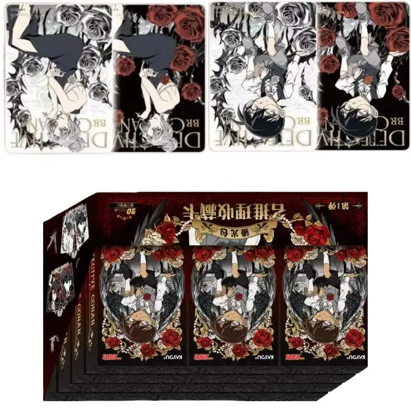 nuove-carte-da-gioco-kayou-detective-conan-serie-collezione-prima-edizione-ricerca-del-nome-e-ragionamento-busta-dorata