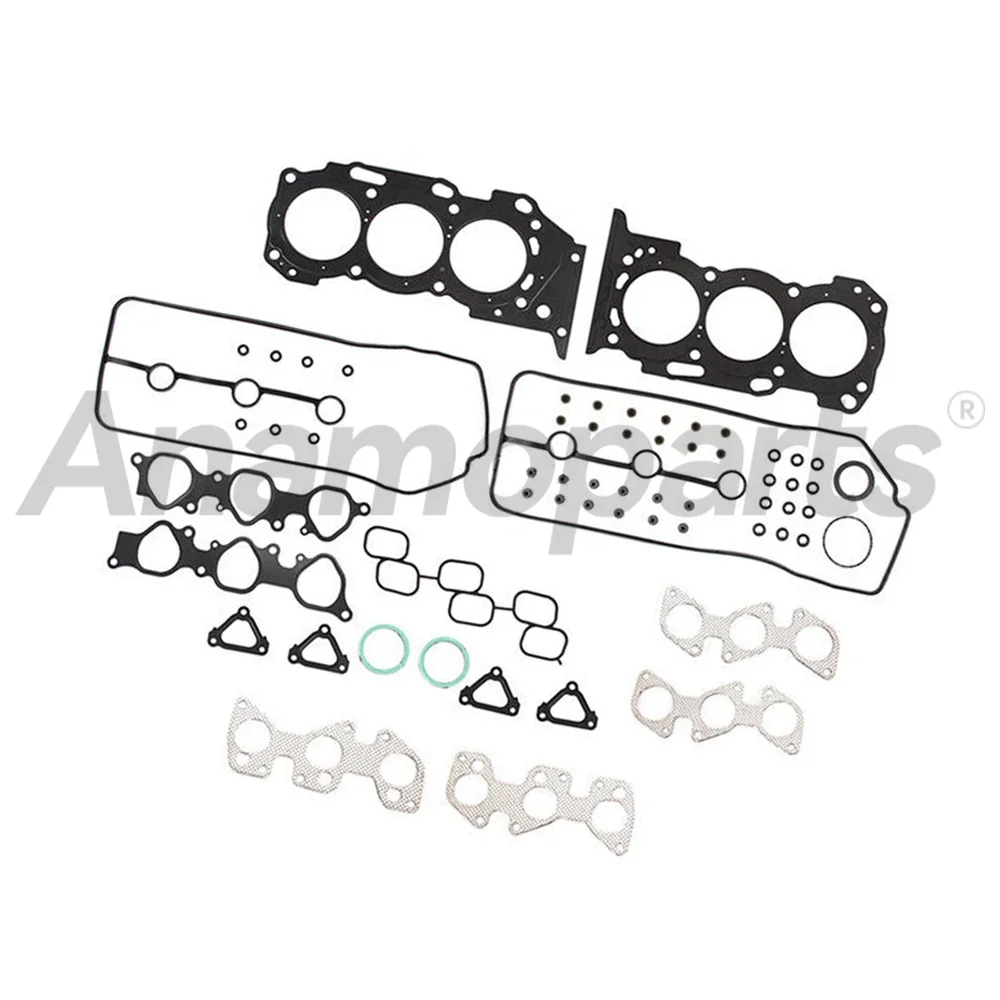 Engine Part Head Gasket Set Piston & Ring Kit Bearing Con Rod Fit 4.0 L T V6 GAS 1GR-FE For Toyota 4Runner Tacoma 4.0L 2002-2015
