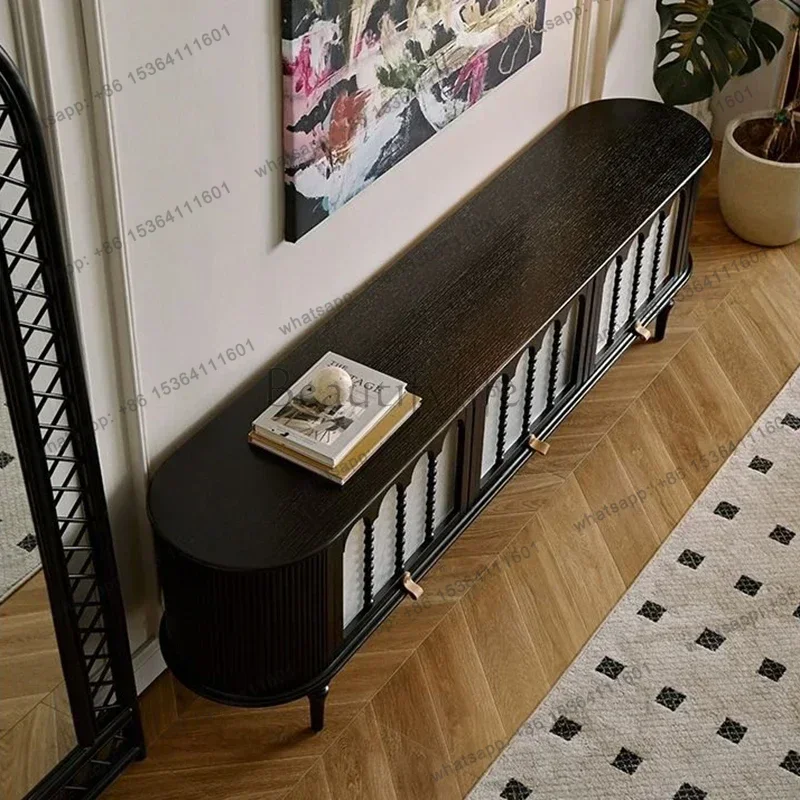 LSLuxury Living Room TV Stands Cabinet Storage Entertainment Center TV Stands Supports Wooden Home Furniture Televisie Kast FYTS