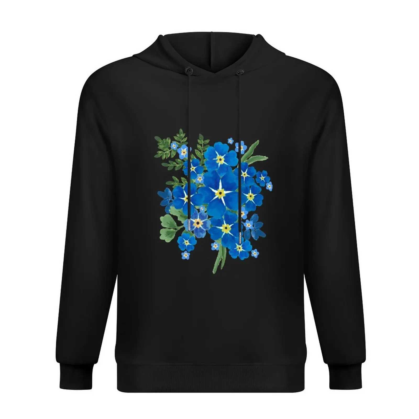 Forget Me Not Bouquet I Hoodie men's clothes korean style clothes men's clothing men's autumn clothes tracksuits