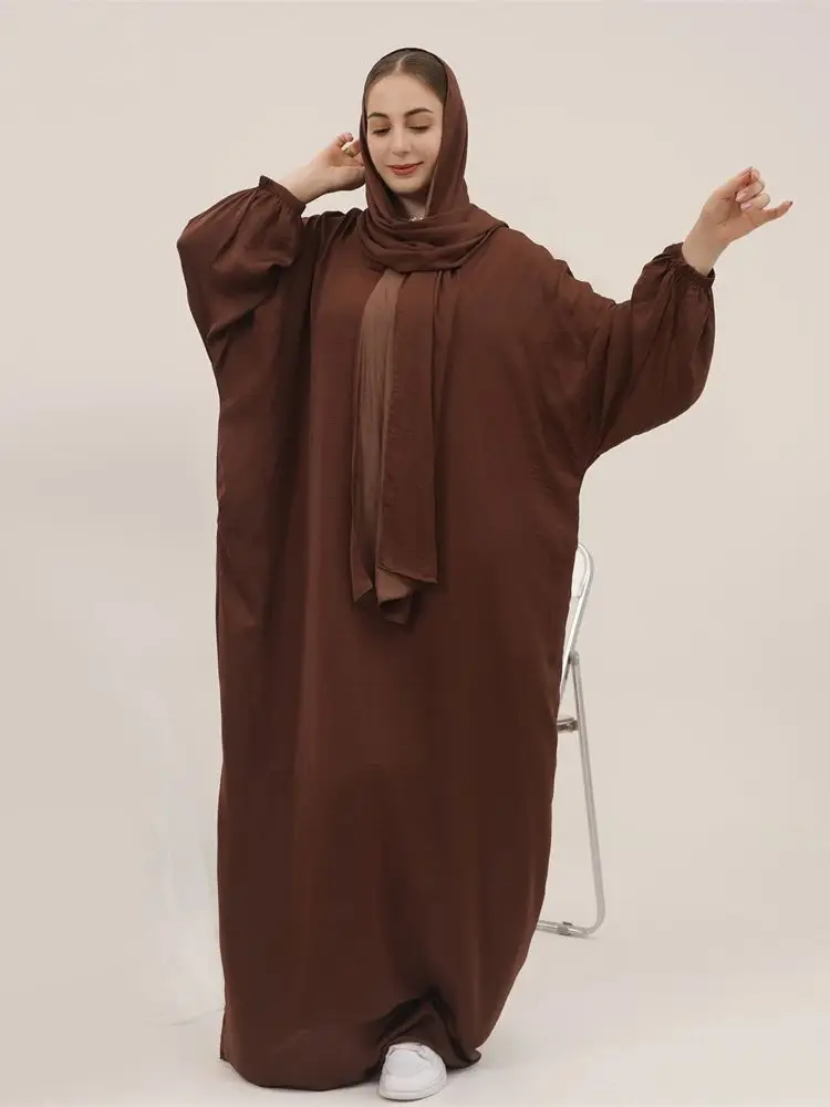 Ramadan Eid Dubai Khimar Abaya Islam Muslim Modest Dress Prayer Clothes African Dresses For Women Robe Musulmane Femme Vestidos