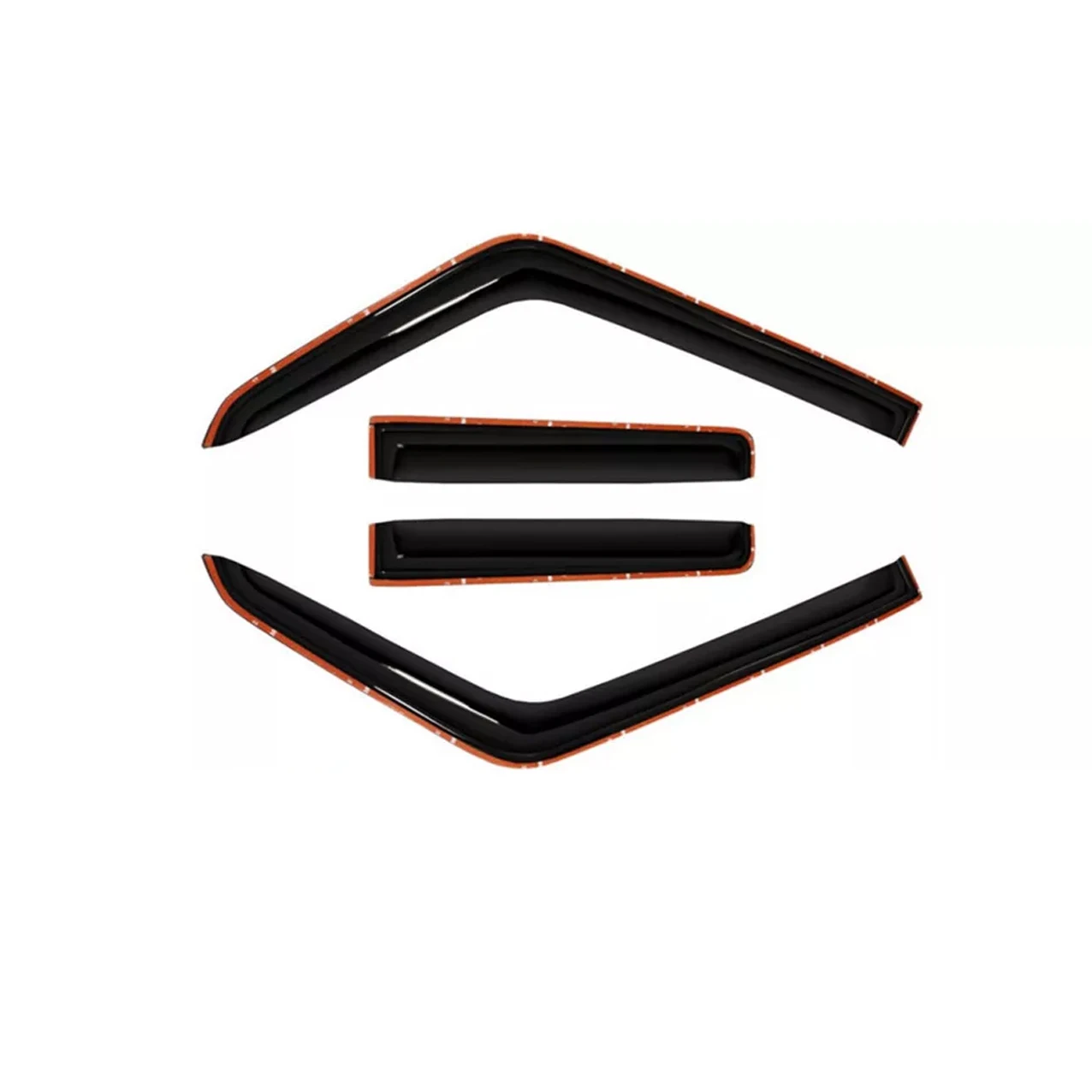 

4pcs Window Visor Wind Deflector in-Channel for 2006 - 2010 Jeep Commander