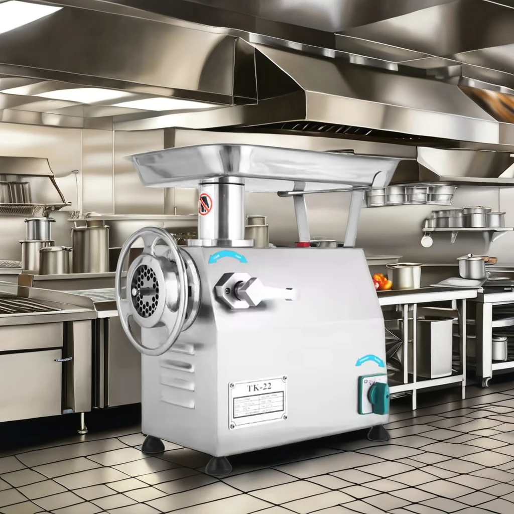 

TK-22 1300 Вт сверхмощная мясорубка мясорубка мясорубка электрическая ручная с новым моторным коробкой передач для домашнего использования ресторанный состояние б/у