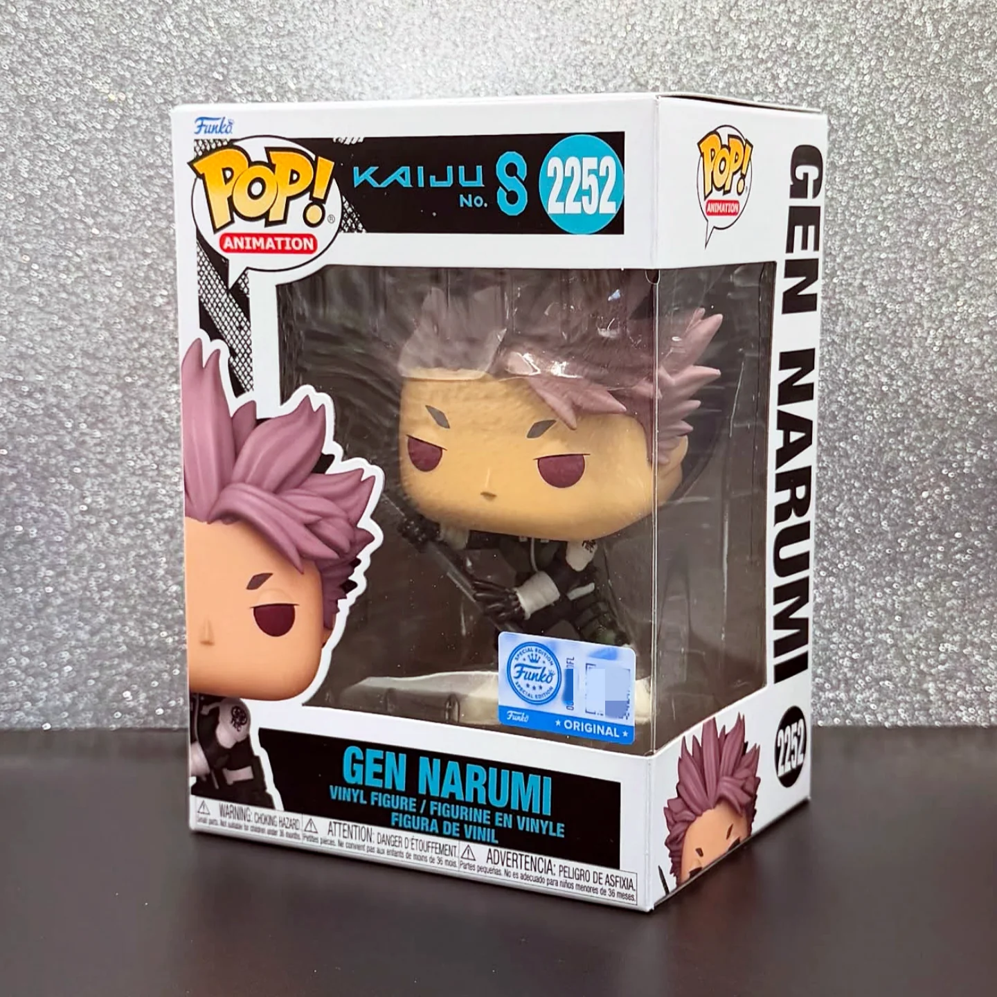 

Funko Pop! Animation Kaiju No. 8 Gen Narumi #2252 Official Licensed Limited Edition Vinyl Figure Collectible Gift for Fans