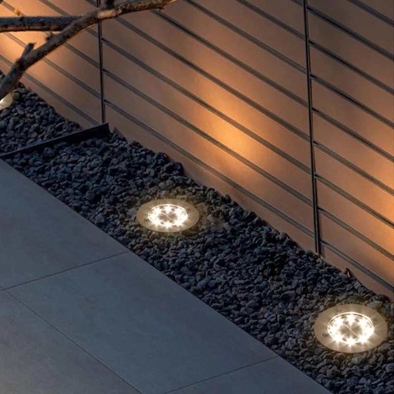 

Solar Landspace Lamp Outdoor Waterproof Solar Underground Light Outside Solar Garden Lighting for Patio Pathway Lawn Yard Deck