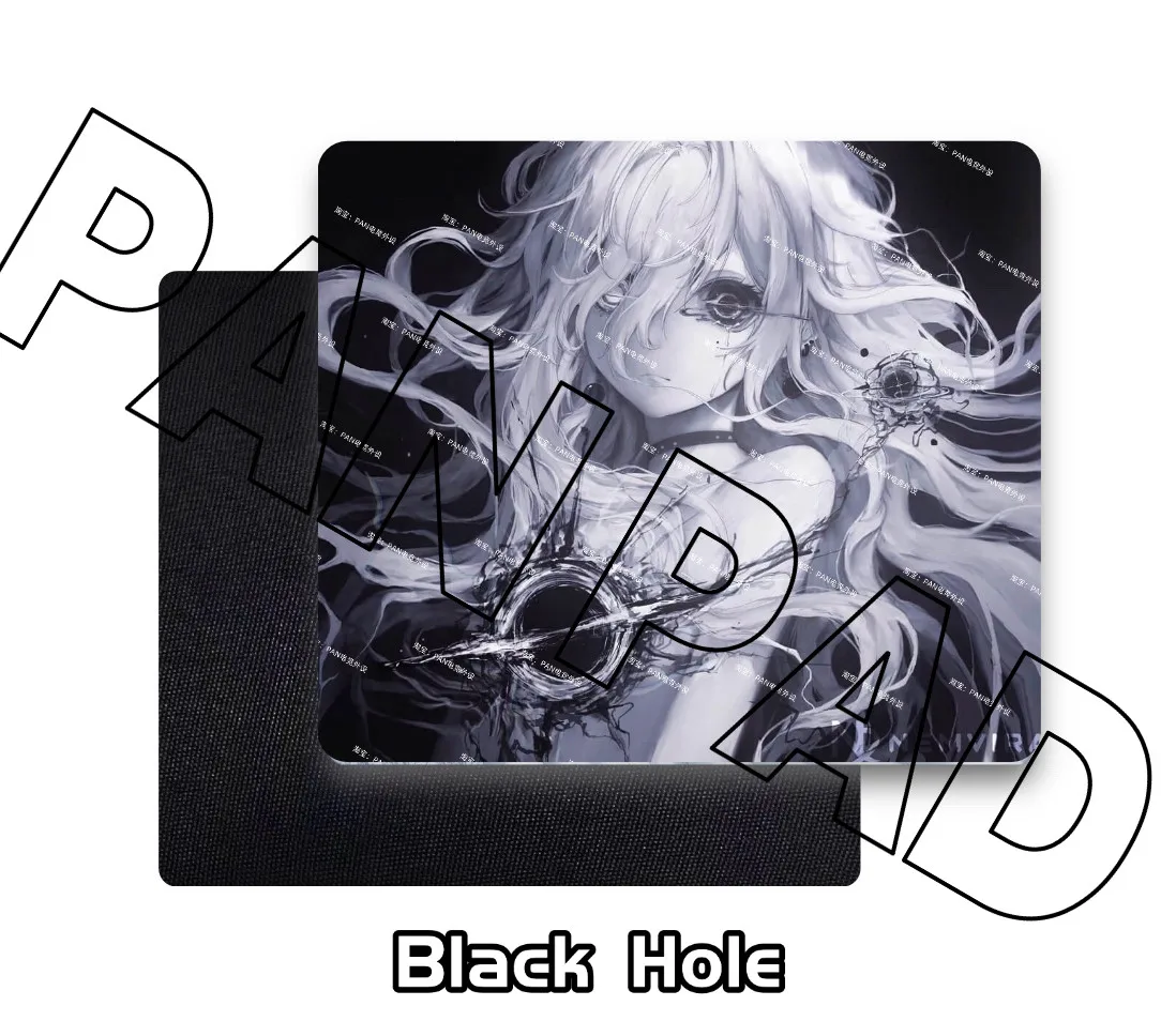PAN Esports Black Hole Glass Gaming Mousepad  FPS Both Speed And Smoothness Mouse Pad For TTK APEX CSGO PC Accessories For Gifts