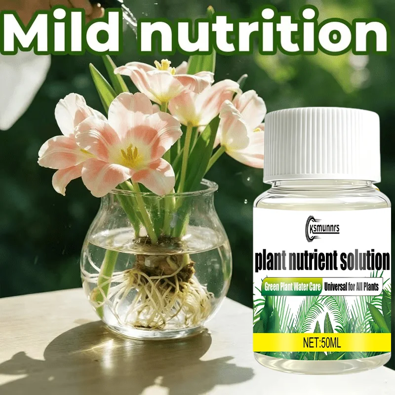 Hydroponic Plant Nutrient Solution All-In-One Root Feeding Formula for All Hydroponic Plants Root Repair & Growth Promotion