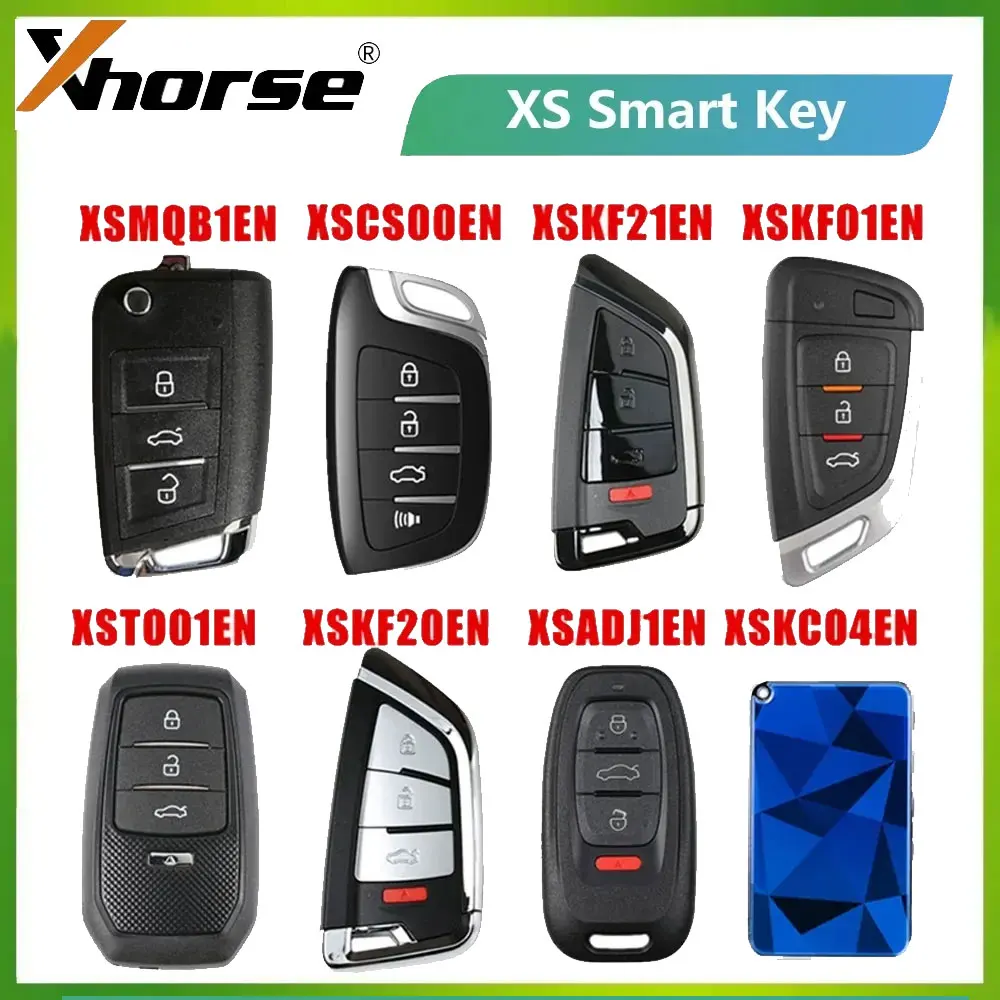 

XHORSE XS Series 1 шт./лот смарт-ключ XSKF01EN XSCS00EN XSMQB1EN XSKF20EN XSKF21EN XSKC04EN XSADJ1EN XSTO01EN английский Versio