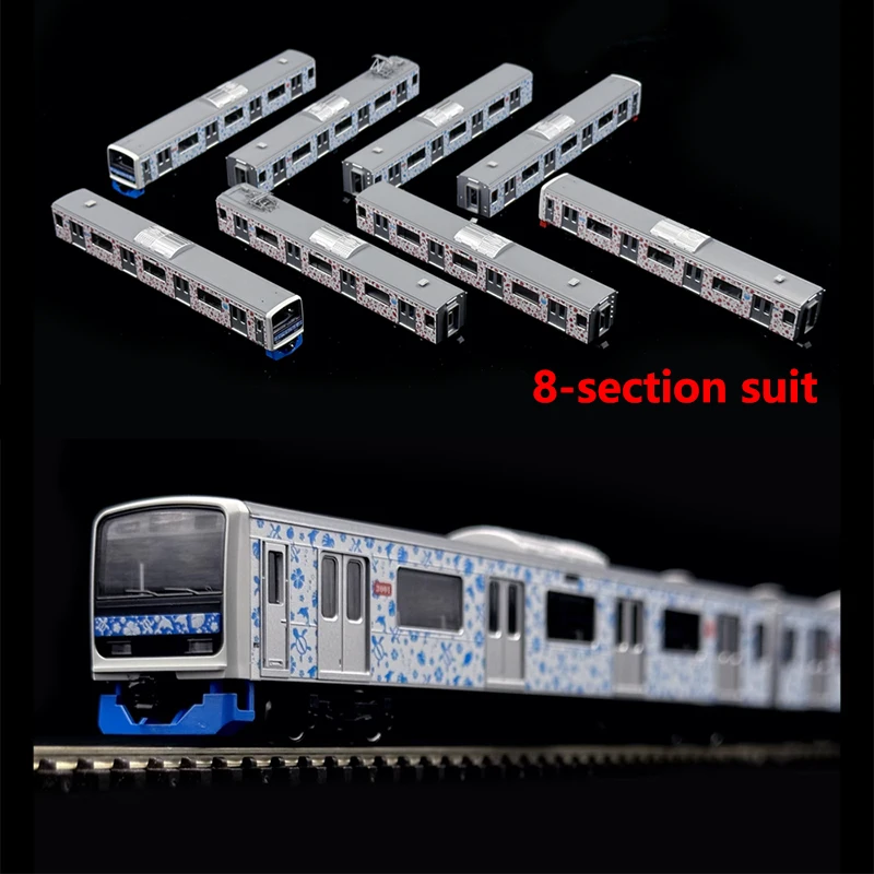 8 Sections TOMIX Train Model Rail Car 1/150 N Scale 98762 Izu Kyuko 3000 Series Tram Collection Gift Model Toys