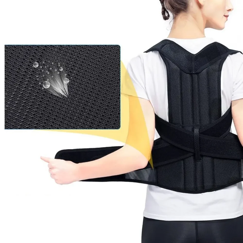 Adult Back Posture Corrector Back Support Shoulder Lumbar Brace Health Care Support Corset Back Anti-camel Correction Belt