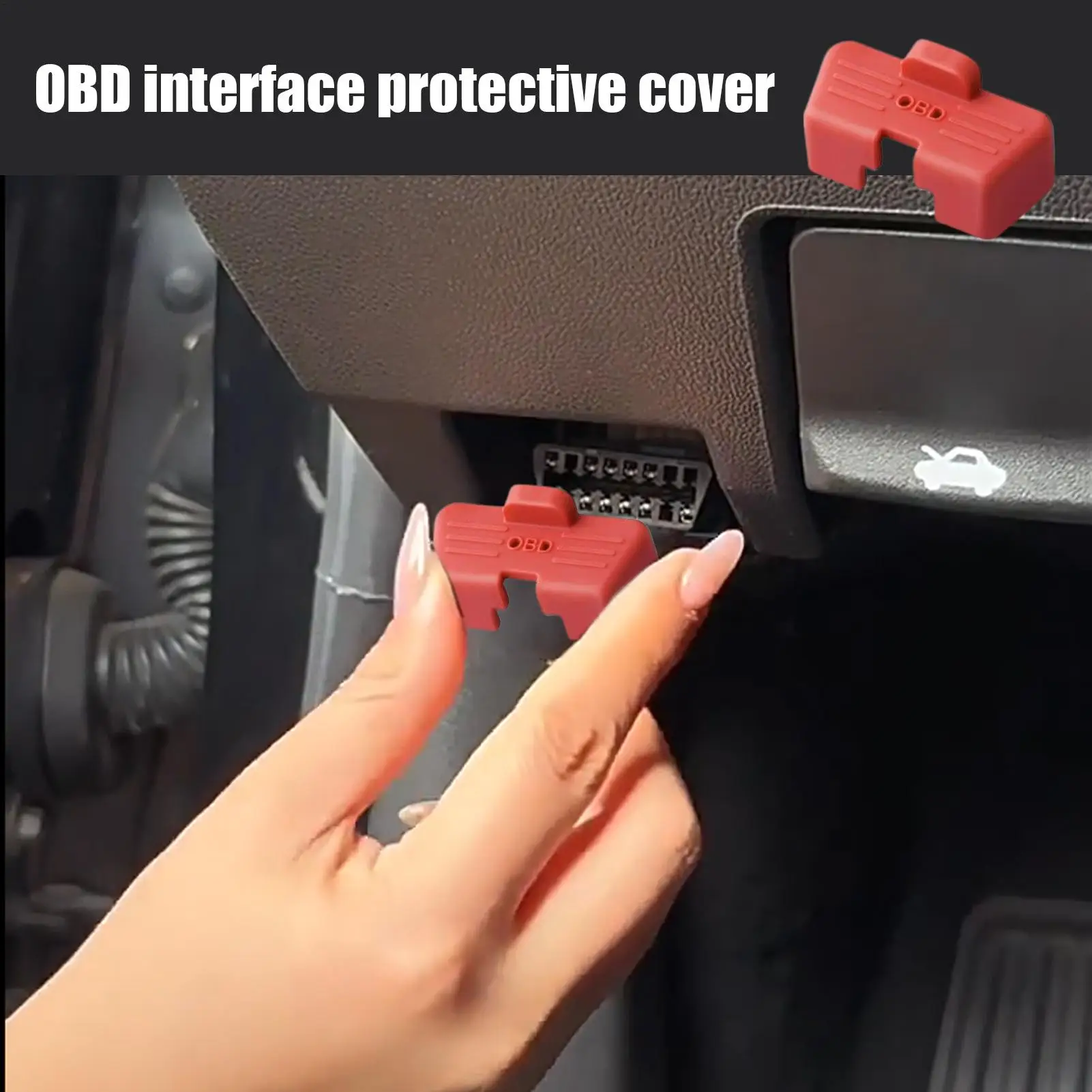 Obd Cover OBD Interface Protector Waterproof Diagnostic Connector Lid Protective For Adventures Daily Protection Washing