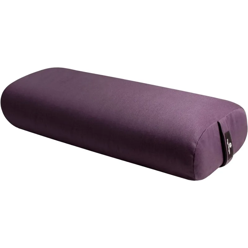 Hugger Mugger Standard Yoga Bolster - Firm, supportive, handmade, durable，Solid