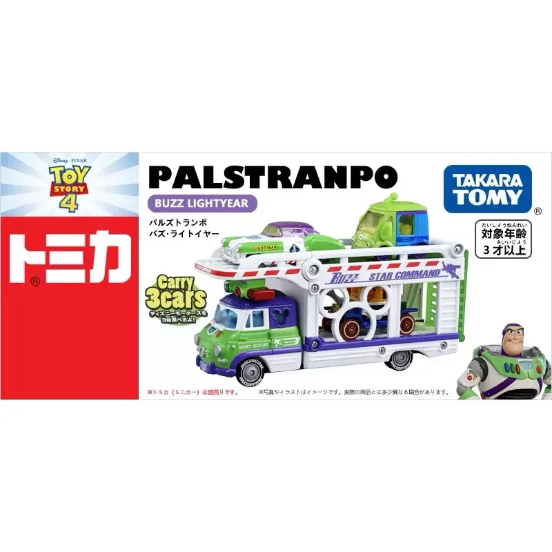 TAKARA TOMY Tomica Disney Cartoon Toy Story Action Figures Woody Buzz Lightyear Space Ship Diecast Cars Model Gifts for Children