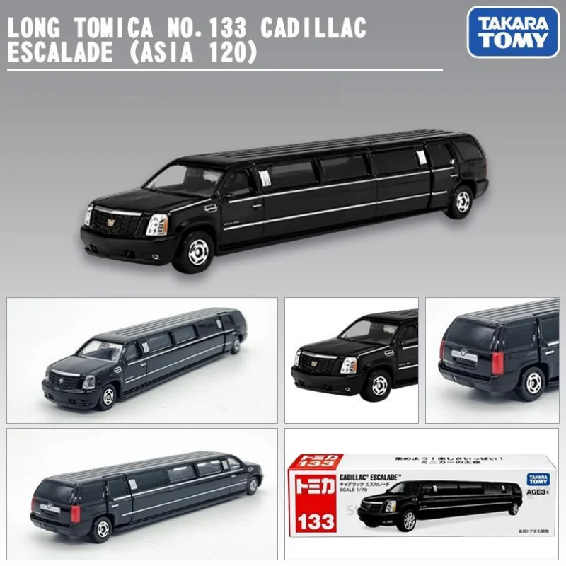 TAKARA TOMY Tomica No.133 No.144 No.148 Cadillac Escalade Long Type Die-Cast Car Model Toy Birthday Gift Genuine