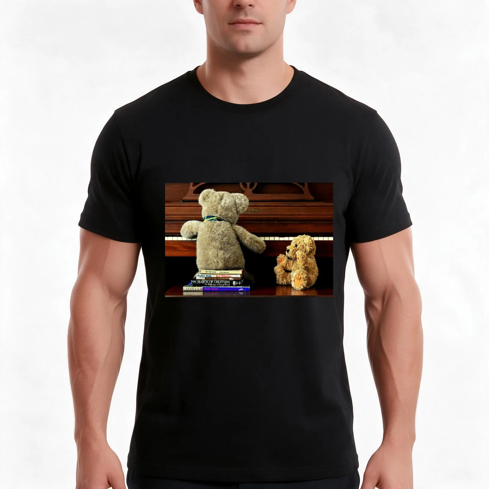 Beethoven's 9th....(Ted's 1st piano concerto) T-Shirt, Summer Casual Cotton Tee, Oversized Streetwear Tops, Unisex Men Women