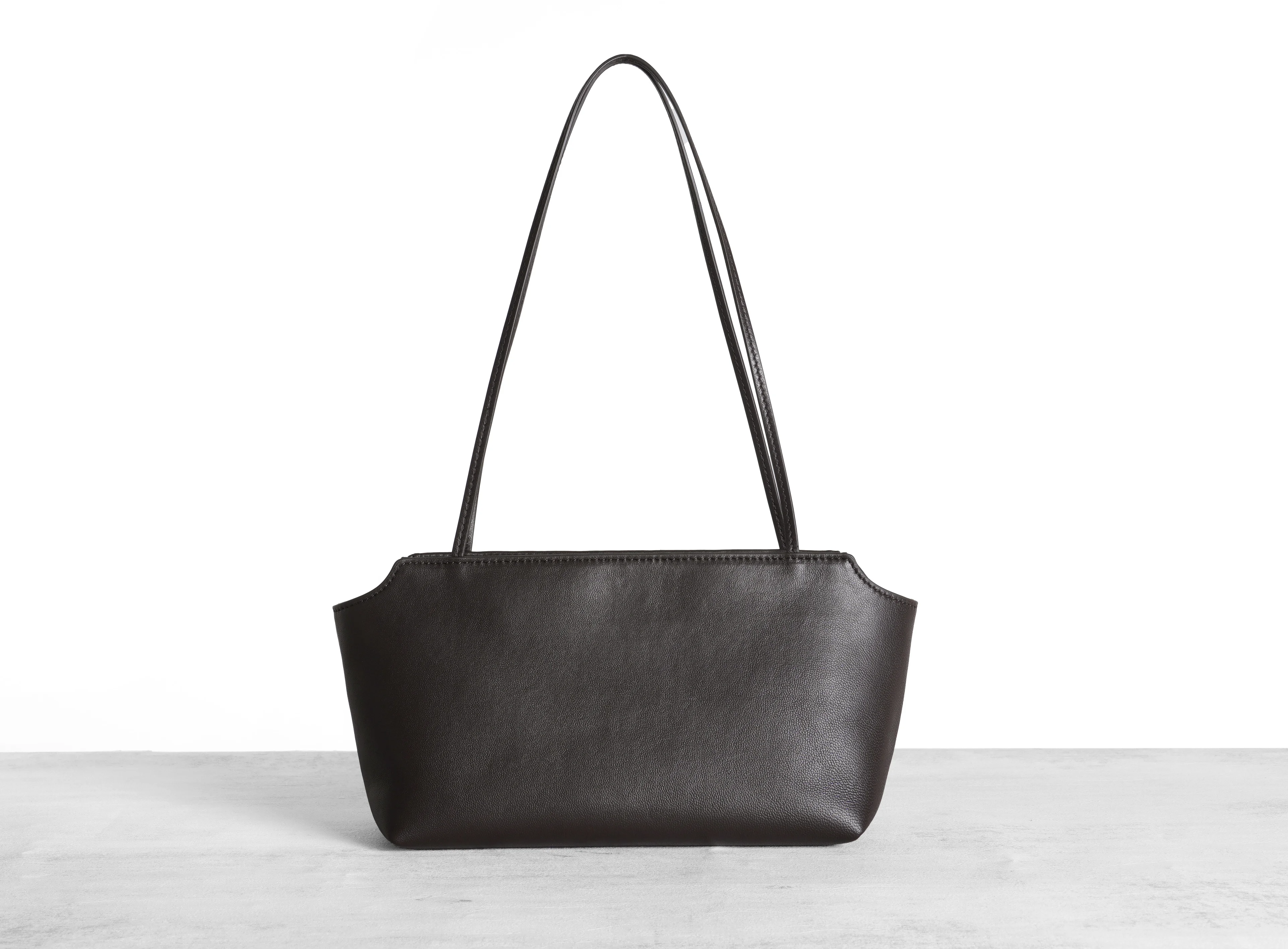 Row Terrasse Style Water Dyed Lambskin TopHandle Bag Women Elegant Underarm Shoulder Purse Luxury Commuter Daily Handbag for Ladies