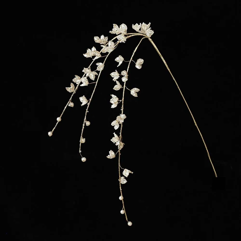 

35-40cm Christmas Crystal Pendants Realistic Glitter Artificial Christmas Branches Handmade Bead String Vine Xmas Tree Ornaments