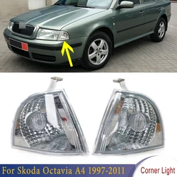 For Skoda Octavia A4 1997 1998 1999 2000 2001 2002 2003 -2011 Front Bumper Headlight Side Marker Corner Turn Signal Light Lamp