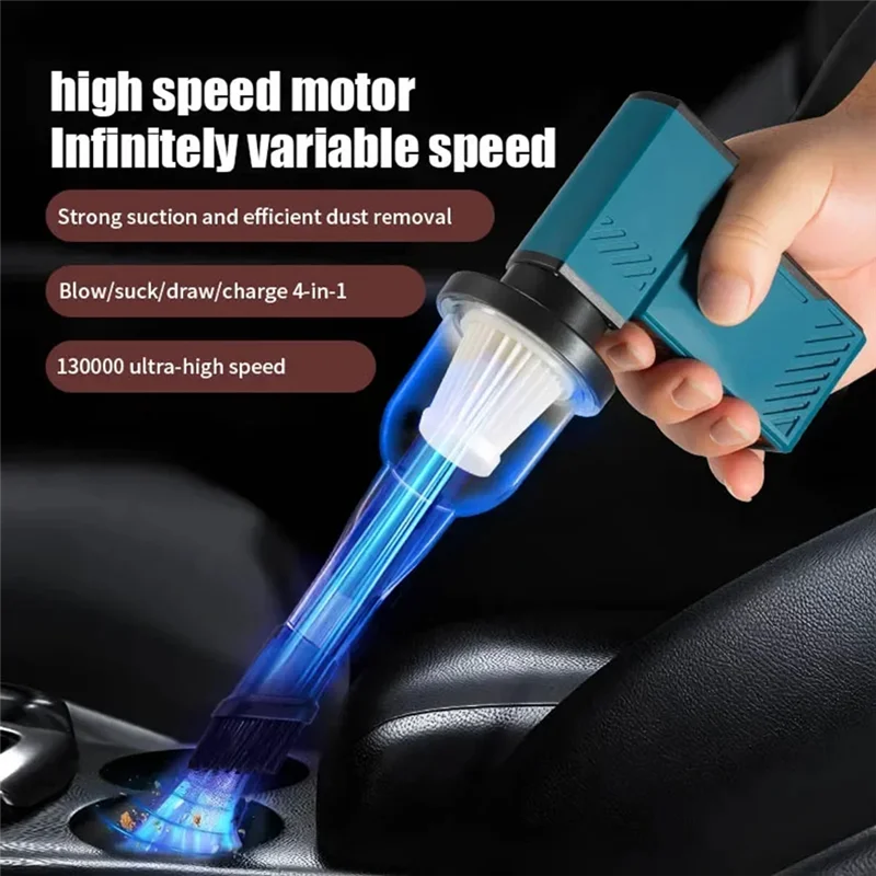 مروحة تربو محرك مروحة عنيف Turbofan 130000RPM مروحة التخييم محرك مروحة عنيف Turbofan مكنسة كهربائية محمولة ومنفاخ الغبار B #5